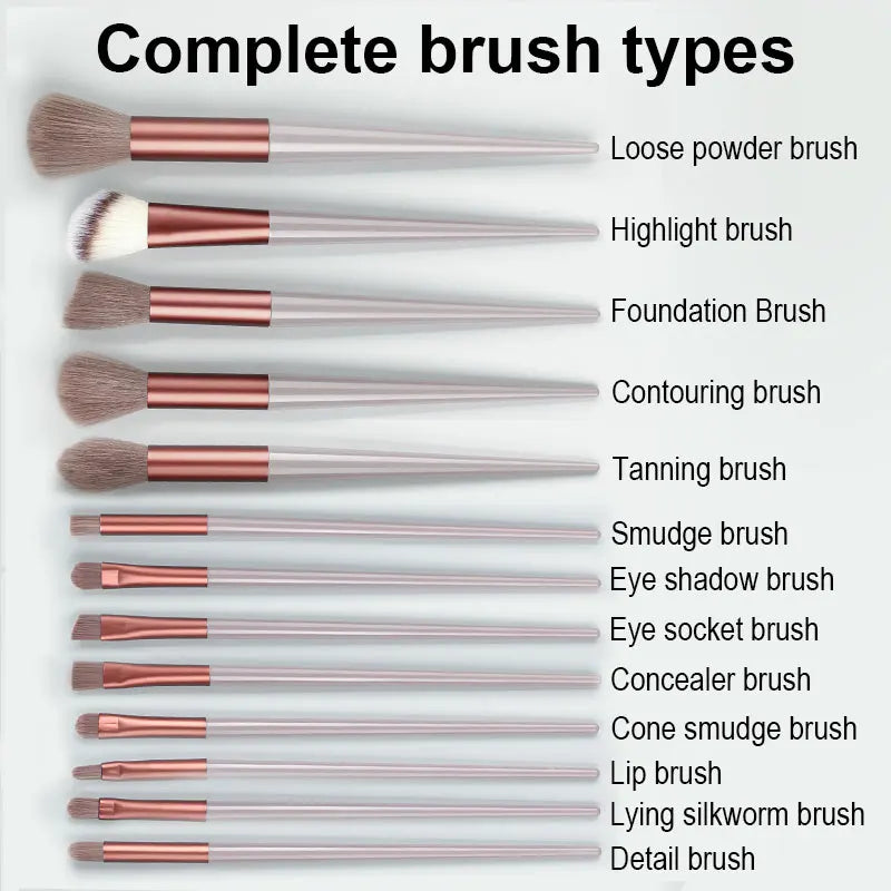 13Pcs Makeup Brushes