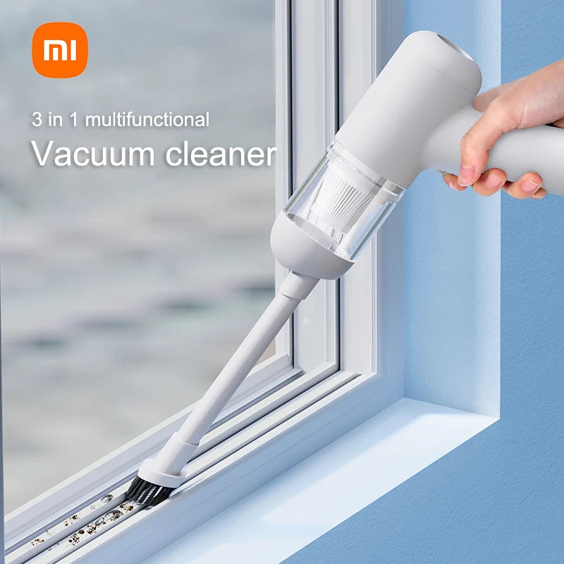 Xiaomi 3 In 1 Wireless Car Vacuum Cleaner Charging Suction Car Household Cleaning Appliance Vacuum Cleaner with 4 Suction Heads