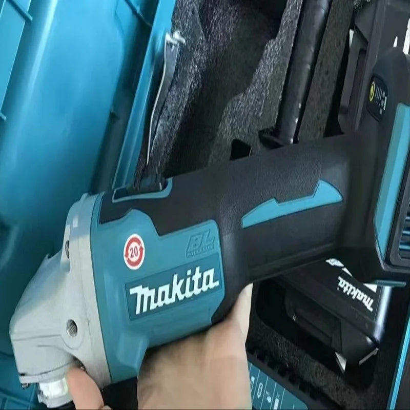 Makita angle grinder GDA404 multifunctional charging cutter 18V lithium battery 6.0AH brushless grinder