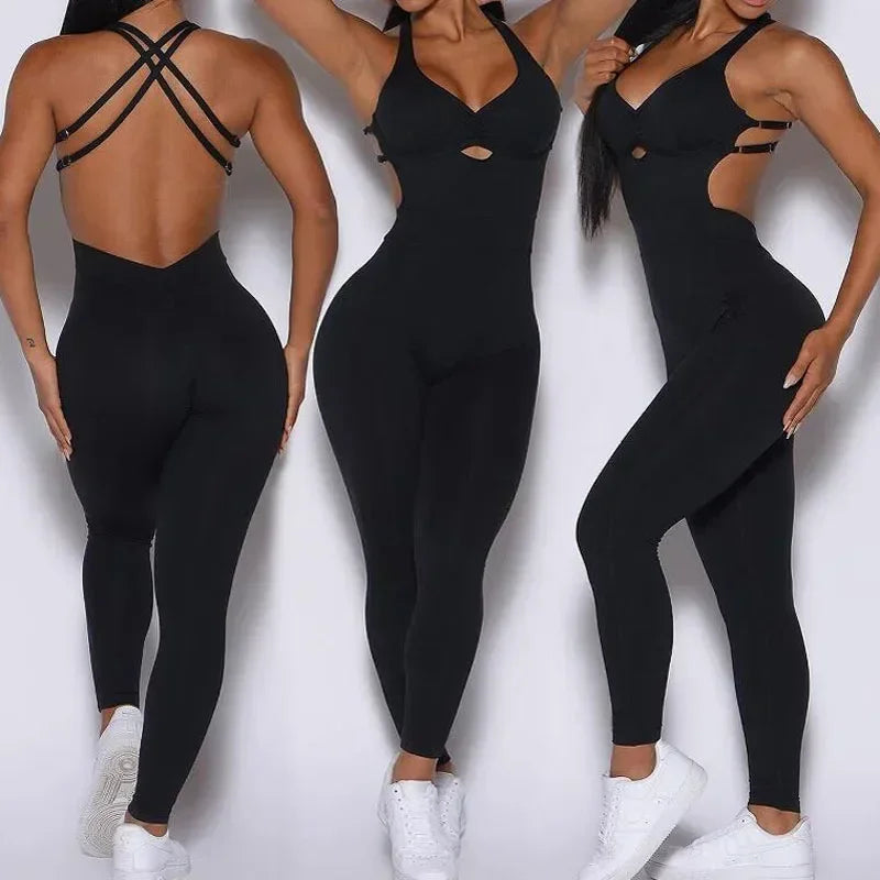 Gym Fitness Overalls Woman