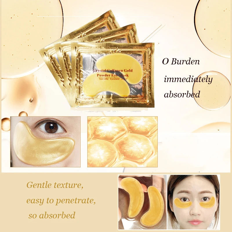 Bioaqua Collagen Gold Eye Mask + Lip Mask  Moisturizing Beauty Korean Cosmetics Face Care Sets Facial Skin Care Kit Products