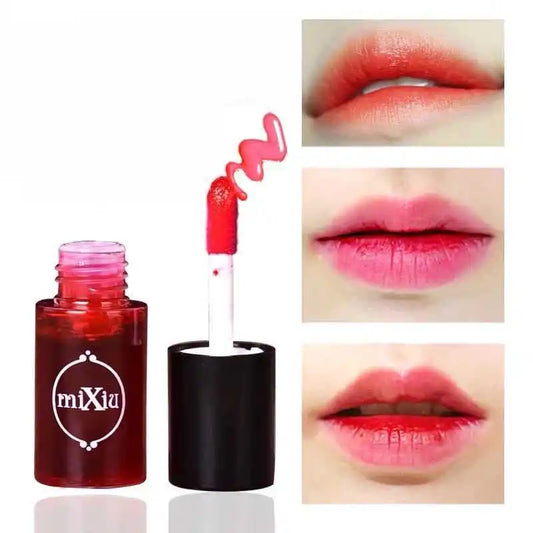 Women Lip Gloss Waterproof Multifunction Makeup Tint Dyeing Liquid Lipgloss Blusher Long Lasting Makeup Cosmetics