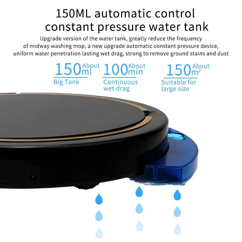 New Wireless Smart Robot Vacuum Cleaner Multifunctional Super Quiet Vacuuming Mopping Humidifying For Home Use Home Appliance