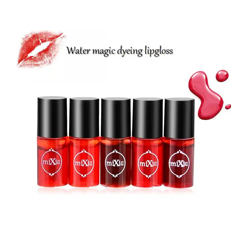 Women Lip Gloss Waterproof Multifunction Makeup Tint Dyeing Liquid Lipgloss Blusher Long Lasting Makeup Cosmetics